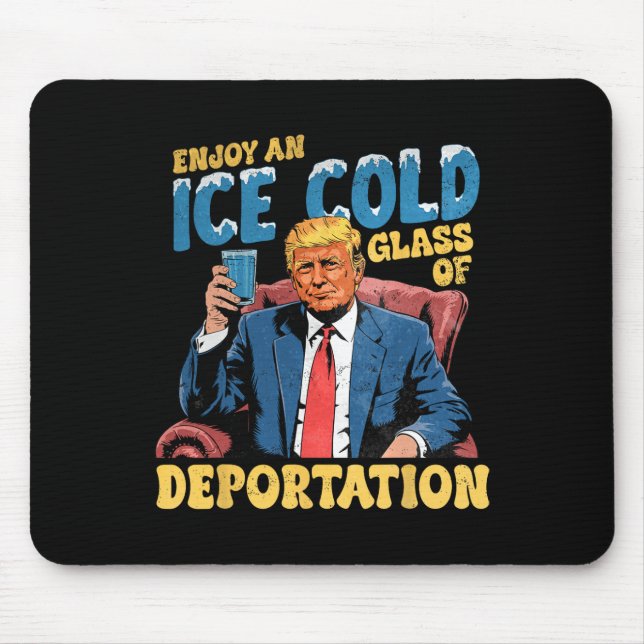Eis genießt eine Eiskalte GL der Deportation Funny Mousepad (Vorne)