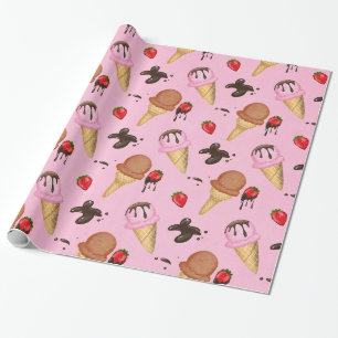 Eis Geschenkpapier