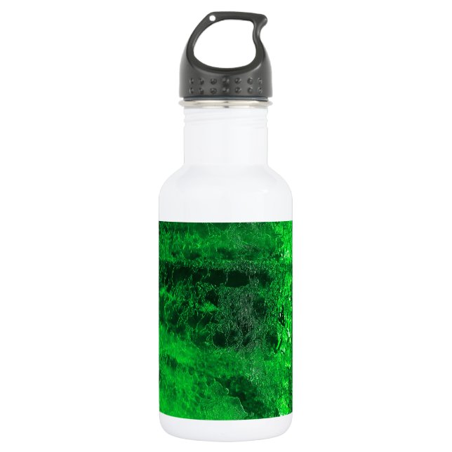 Eis - Glacial - Schön! Edelstahlflasche (Vorderseite)