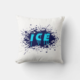 Eis-Graffiti-Typografie-Urban-Street-Art-Design Kissen