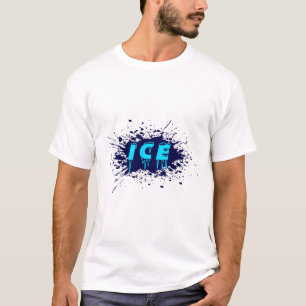 Eis-Graffiti-Typografie-Urban-Street-Art-Design T-Shirt