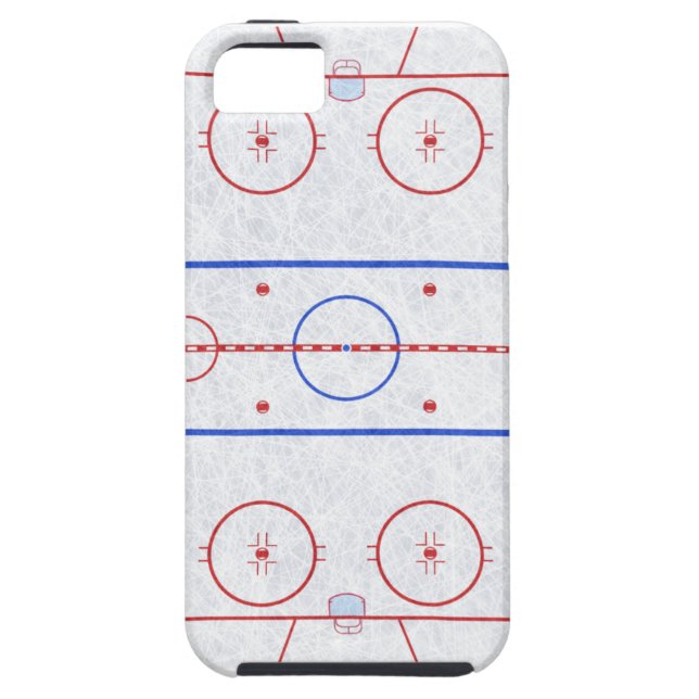 Eis-Hockey-Eisbahn Case-Mate iPhone Hülle (Rückseite)