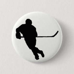 Eis-Hockey-Knopf Button