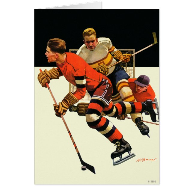 Eis-Hockey-Match (Vorne)