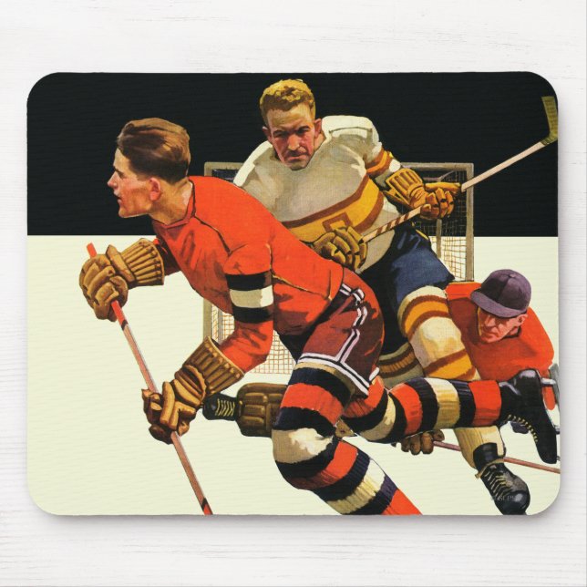 Eis-Hockey-Match Mousepad (Vorne)