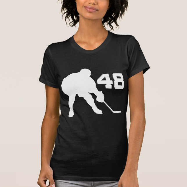Eis-Hockey-Spieler Jersey Nr. 48 T-Shirt (Vorderseite)
