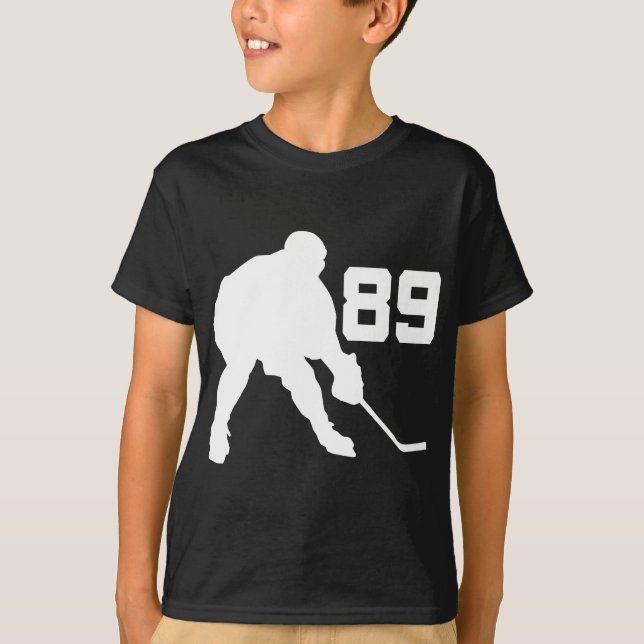 Eis-Hockey-Spieler Jersey Nr. 89 T-Shirt (Vorderseite)