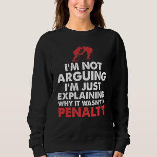 Eis-Hockey-Spieler-Trainer-Strafspaß Sweatshirt