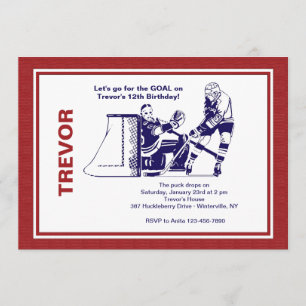 Eis-Hockey-Stern-Einladung Einladung