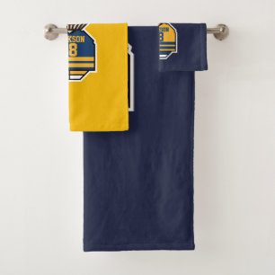 Eis-Hockeyspieler Badhandtuch Set