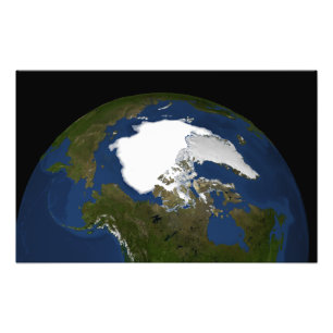 Eis im arktischen Meer 2005 Fotodruck