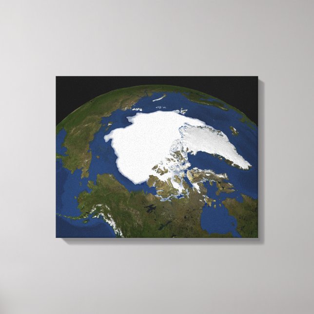 Eis im arktischen Meer 2005 Leinwanddruck (Vorderseite)