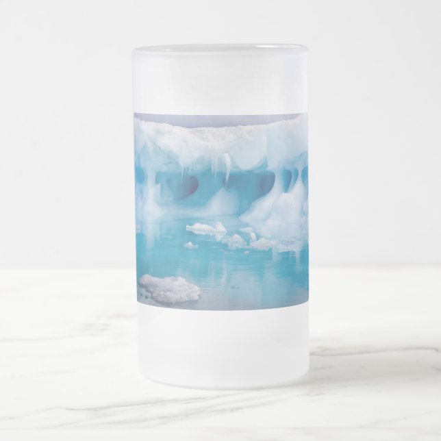 Eis in der Antarktis Mattglas Bierglas (Mittel)