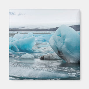 Eis in der Gletscherlagune Jokulsarlon Magnet