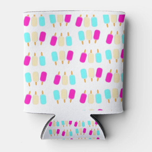 Eis in drei Farben Dosenkühler (Vorderseite)