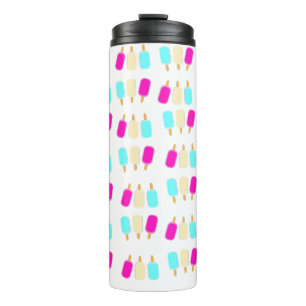 Eis in drei Farben Thermosbecher