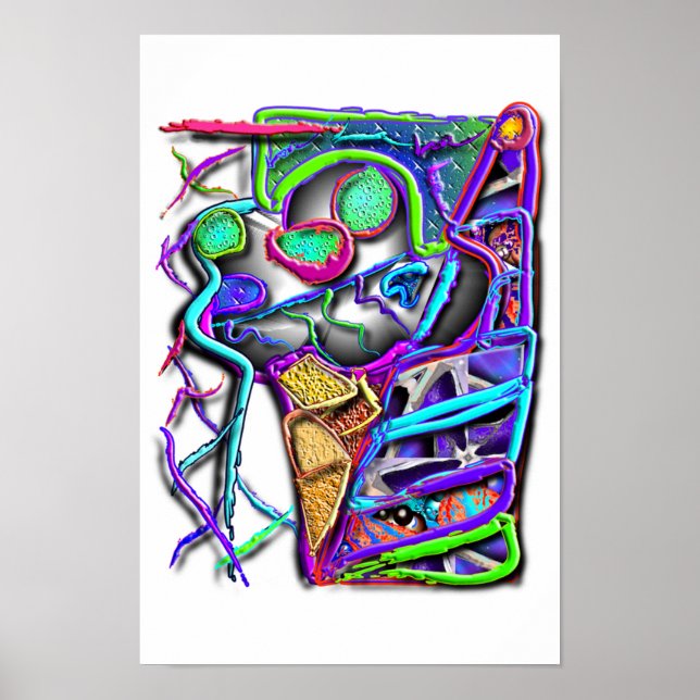 Eis-Kegel 1 Poster (Vorne)