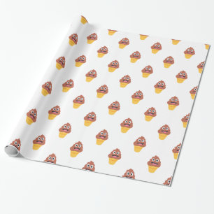 Eis-Kegel pooji Geschenkpapier