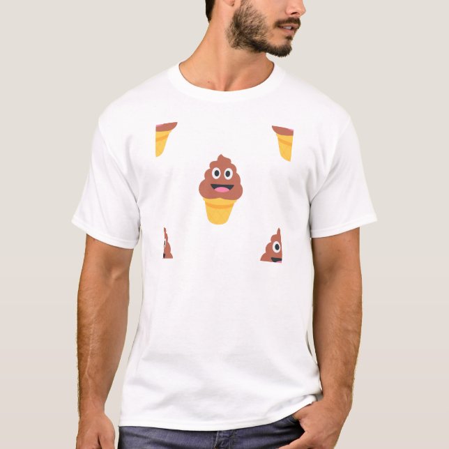 Eis-Kegel pooji T-Shirt (Vorderseite)