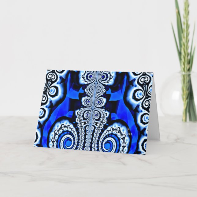 EIS-KÖNIGIN-GRUSS-KARTEN KARTE (Vorderseite)