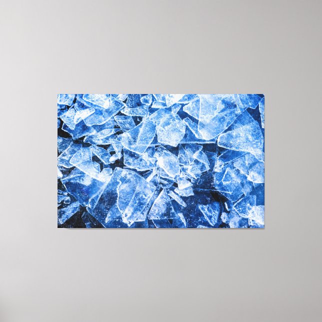 Eis Leinwanddruck (Vorderseite)