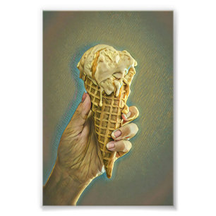 Eis-Lieblingsgeschenk Fotodruck