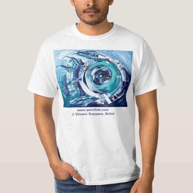"Eis-Loch-Fisch-" Shirt durch VinnyFish (Vorderseite)