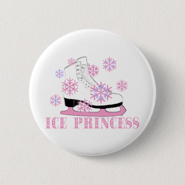 Eis-Prinzessin Skate Button (Vorderseite)