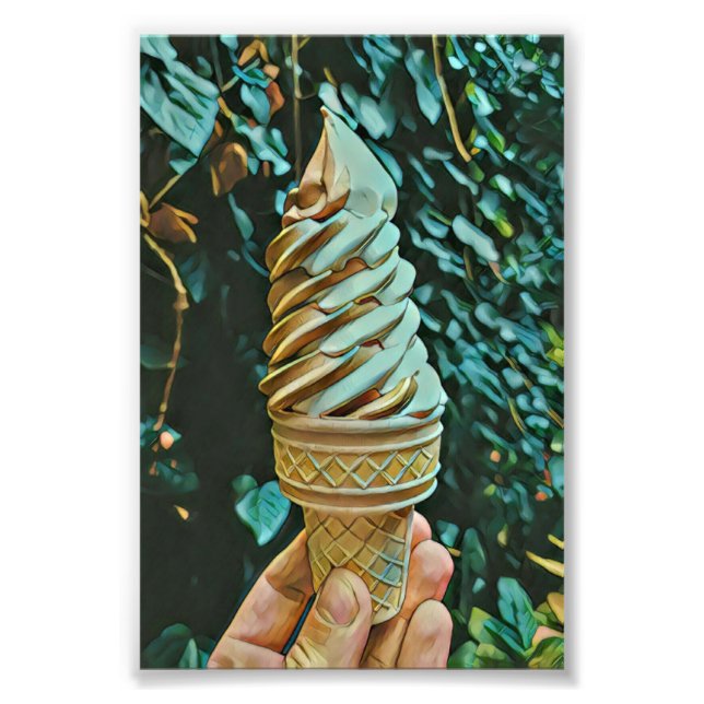 Eis-Rezept Fotodruck (Vorne)