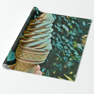 Eis-Rezept Geschenkpapier