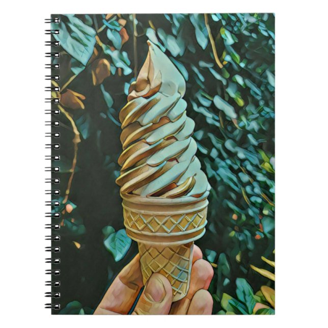 Eis-Rezept Notizblock (Vorderseite)