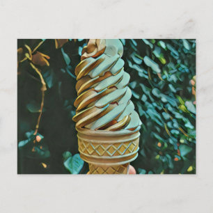 Eis-Rezept Postkarte