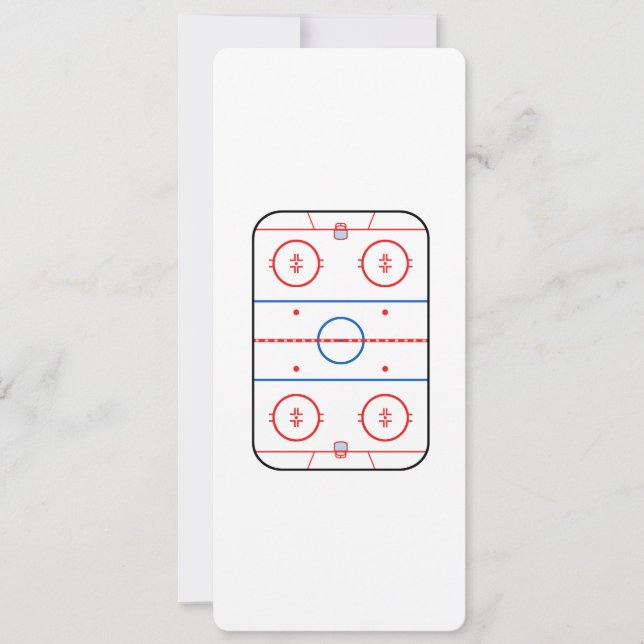 Eis Rink Diagramm Hockey Game Companion (Vorderseite)