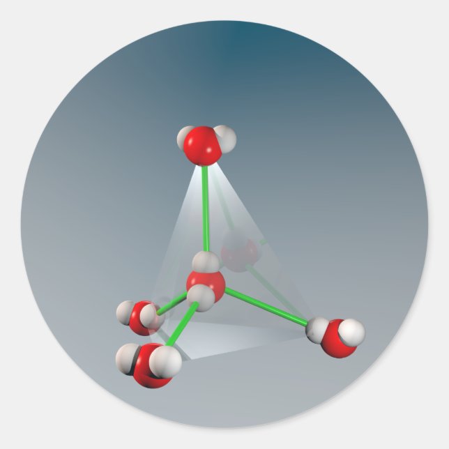 Eis Runder Aufkleber (Vorderseite)