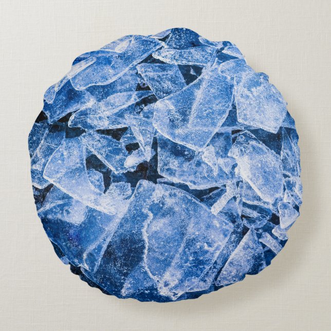Eis Rundes Kissen (Rückseite)