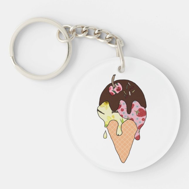 Eis Schlüsselanhänger (Vorderseite)