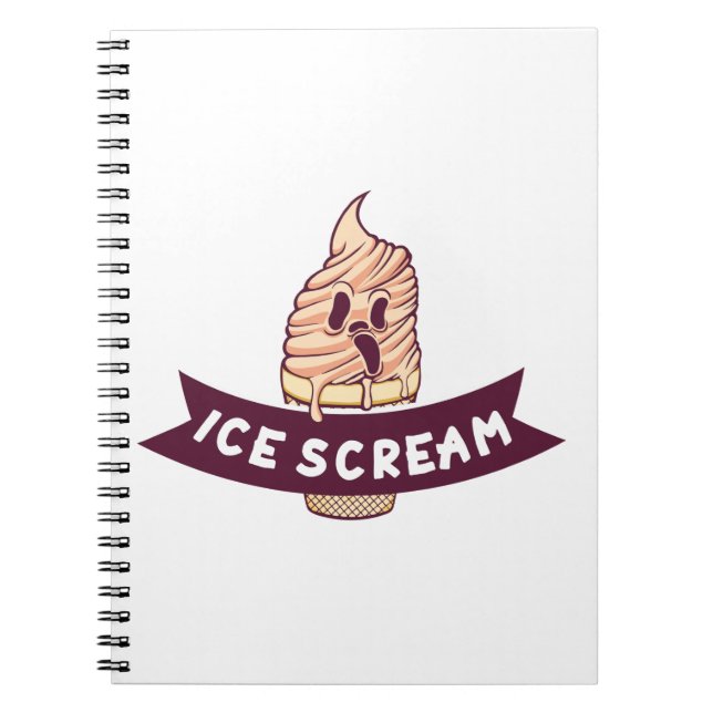 Eis Schrecken Notizblock (Vorderseite)