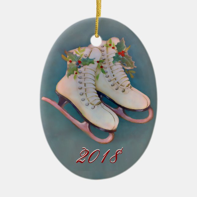 Eis-Skate 2018 Keramikornament (Vorne)