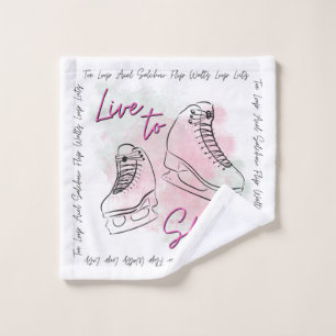 Eis Skate Blade Handtuch abwischen Waschlappen