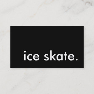 Eis Skate. Visitenkarte