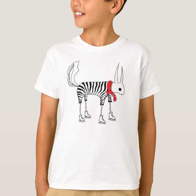 Eis-Skaten-Eichhörnchen-T - Shirt (Vorderseite)