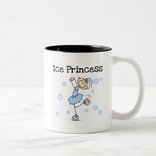 Eis-Skaten-Prinzessin Tshirts und Geschenke Zweifarbige Tasse
