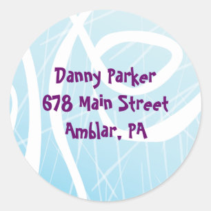 EIS-SKATEN RUNDER AUFKLEBER