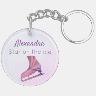 Eis Skaten Schlüsselanhänger Star Figur Skater l