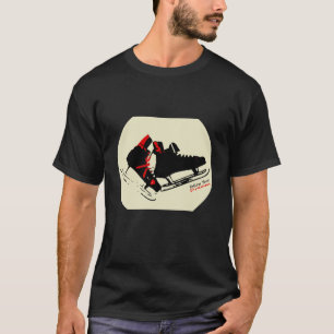 Eis Skaten sticht Vintagen Design Traum T-Shirt