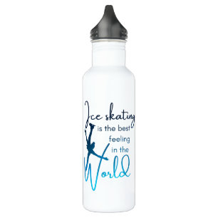 Eis Skaten Water Flasche Blue Star Bestes Gefühl Edelstahlflasche