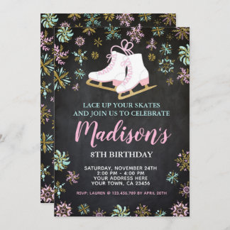 Eis Skaten, Winterwunderland, Halbpension Einladung