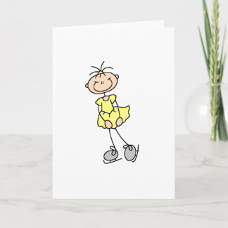 Eis-Skater in der gelben Karte