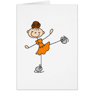 Eis-Skater in der orange Karte