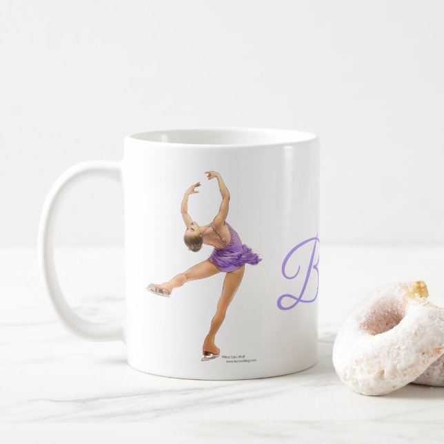 Eis-Skater-Tasse Tasse (Mit Donut)